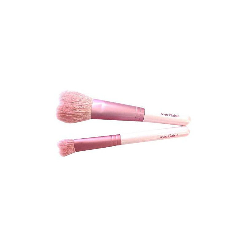 KIHITSU Kumano Brush Heart Set (Powder Brush, Eye Shadow Brush),