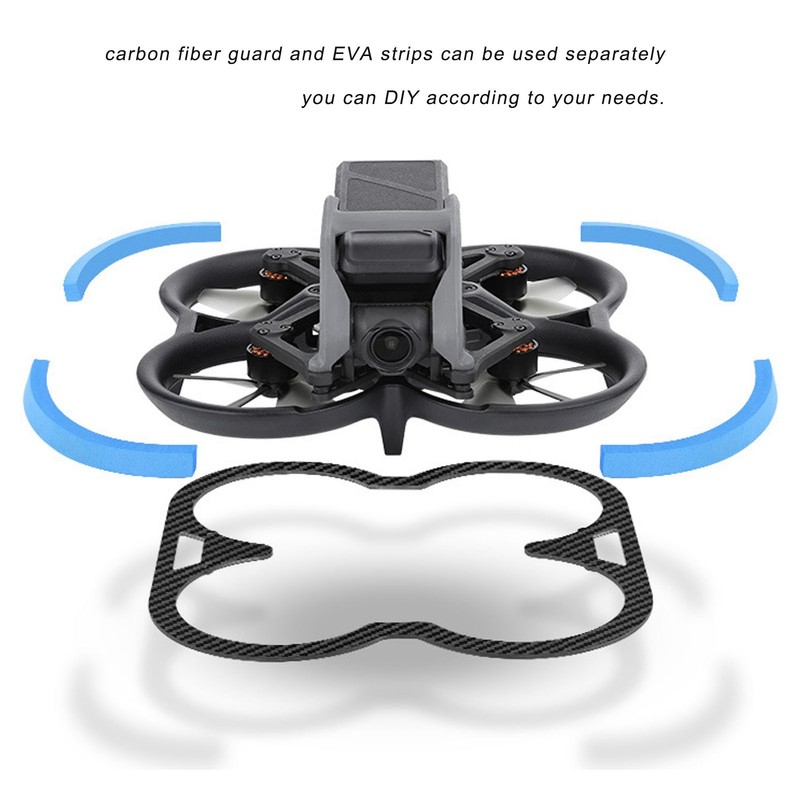Propeller Guard for Avata Hard Carbon Fiber Double Protection Light