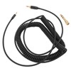 Coiled Headphone Cable Gold Plated Connector Replacement Headset Sound Cord