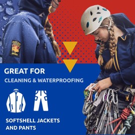 Nikwax Softshell Cleaning & Waterproofing DUO-Pack, Cleans and Restores DWR Water Repellency in Jackets, Pants, Vests, Outerwear, Ski and Snow Gear