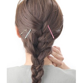 VingTAINE H7787-A- Hair Pin, 3-Piece Set, Color, Gold, Hair Accessories, Small Pla, Simple, Women's Arrangement