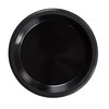 Exquisite 10 Inch. Black Plastic Plates - 50 Count -
