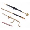 TUOREN Gold Violin Sound Post Tool Set Include S Style