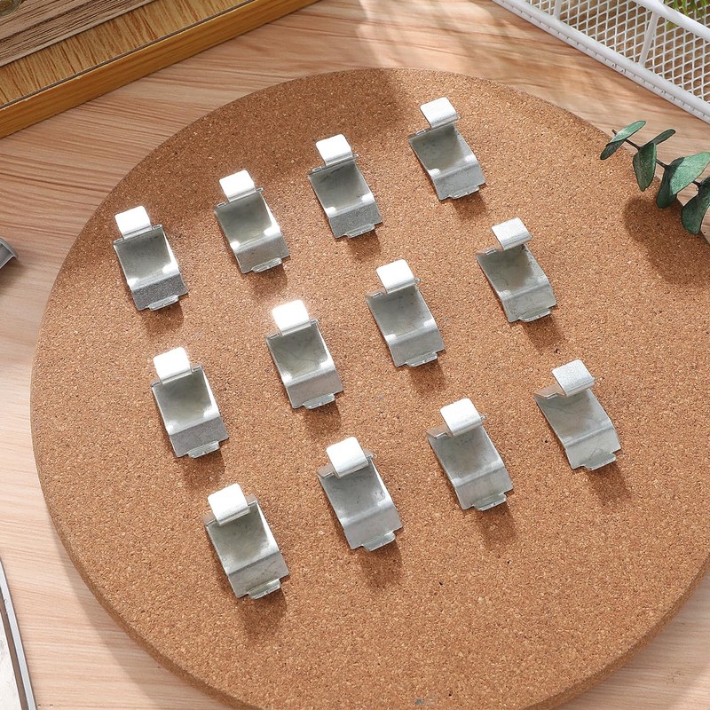 jojofuny Cabinet Shelf Clips Heavy Duty Metal Shelf Supports Adjustable