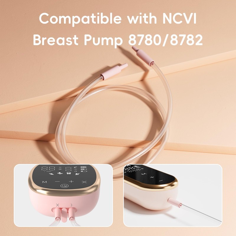 NCVI Replacement Tubing Compatible with 8782/8780, Breast Pump Accessories, BPA