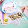 GLOBLELAND Tear Edge Planning Page Cutting Dies for Card Making