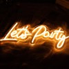 UponRay Neon light production Let's Party luminous character party wedding