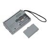 Portable Pocket Radio AM/FM Classic Elegant Design Silver Grey Battery