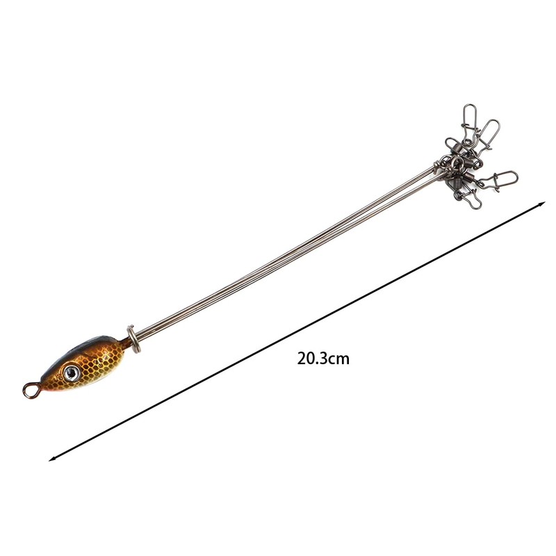 Ieron Ultimate Alabama Rig, 5-Arms Umbrella Rigs for Striped Bass