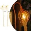 Solar Lights Outdoor Decorative Solar Wire Metal Flower Yard Stake