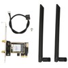 PCIe WiFi 6E Card 2.4G/5G/6Ghz Up to 2400Mbps Dual Antenna