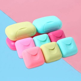 Portable Soap Case Holder for Shower, Bathroom, Travel & Toiletry Large Blue (BL11168) 100ea