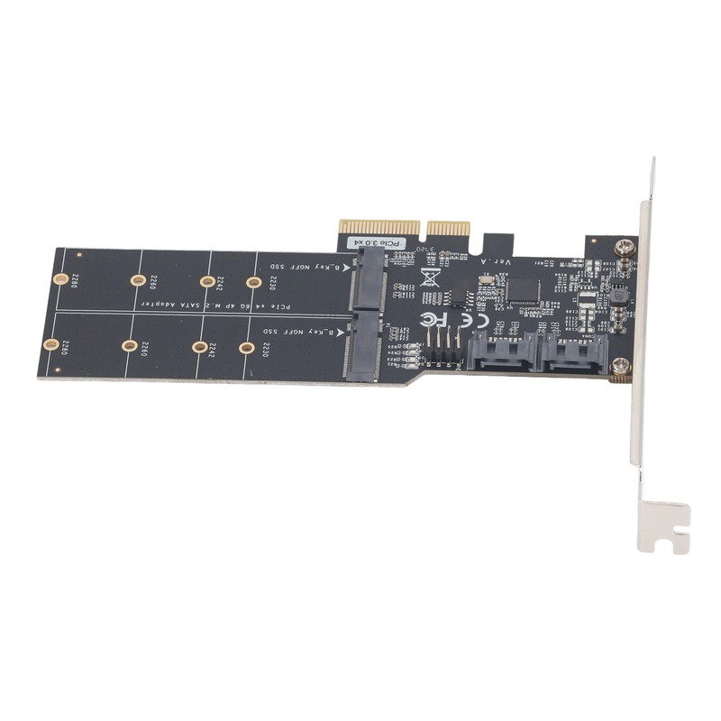 PCIE 3.0 to SATA 3 M.2 Adapter Card High Speed