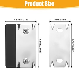 Edge Banding Trimmer Woodworking Edge Trimmer Edges Band Trimmers & Cutter Edges Corner Planer Stainless Steel Blade Veneer Hand Planer Bander for Burrs,Curved & Straight with 2 Blades