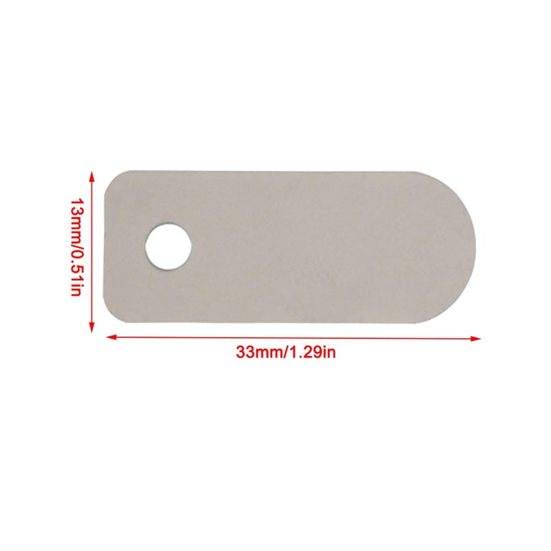 10 Pcs Air Compressor Valve Plate, 13 x 33mm Metal