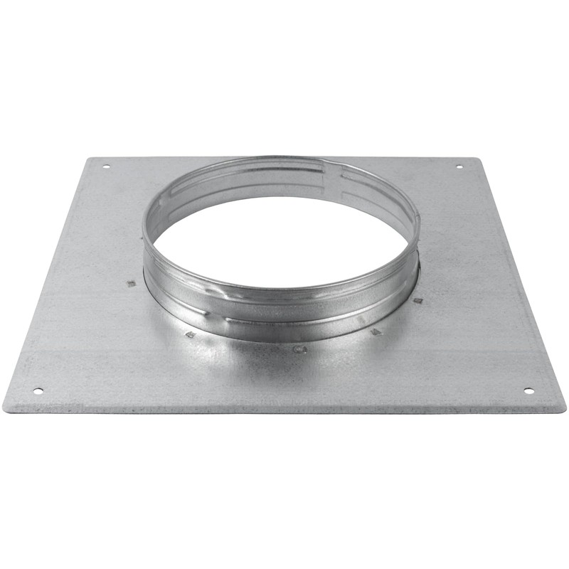 Duct Connection Flange Diameter 150 mm, Galvanised Steel, Straight or
