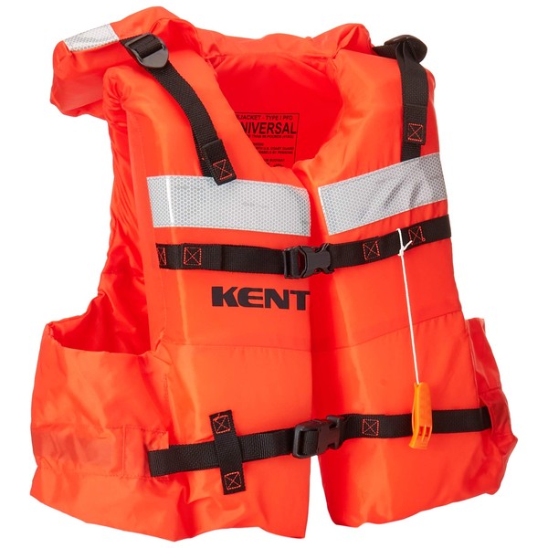 Onyx 100400-200-004-16 Adult Type I Vest Style Life Jacket, Orange