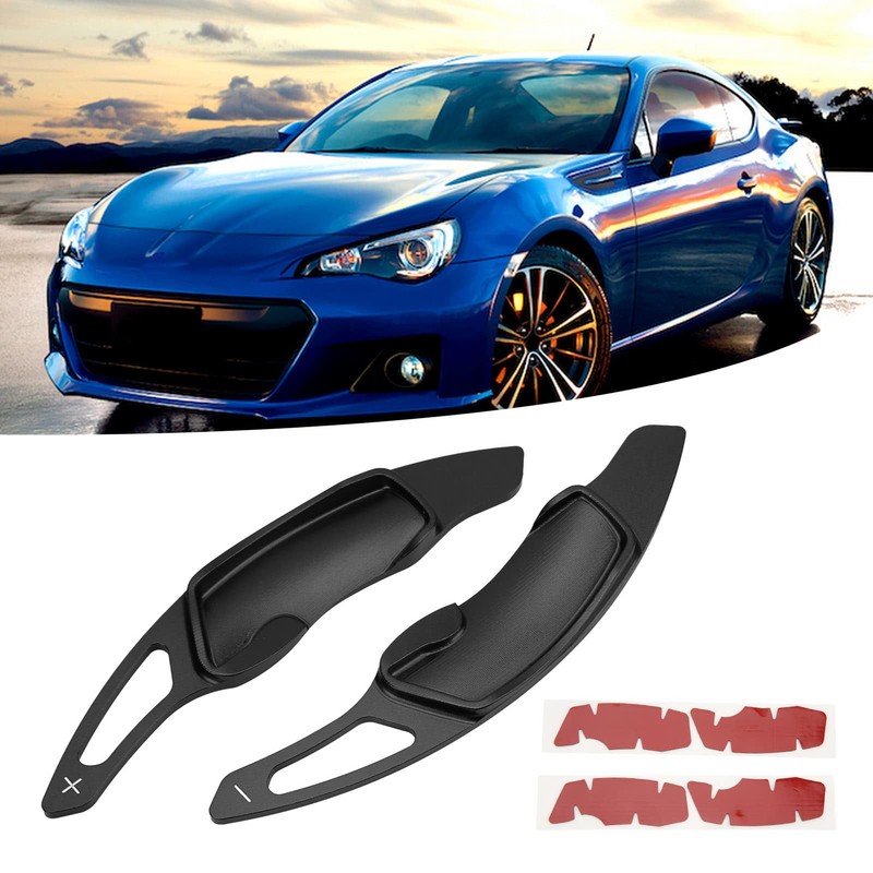 Aramox 1 Pair Aluminum Alloy Paddle Shifter Extension Steering Wheel