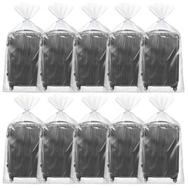 Extra Large Clear Plastic Storage Bags, 10 pcs 90 * 120CM Flat Large Plastic Bags for Luggage, Suitcase, Furniture, Quilts, Plush Toys, Office Chairs