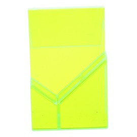 Mobestech Plastic Speaker Stand for Car Audio Display Lightweight Monitor Speaker Holder for Pc Studio Height Versatile Use Yellow