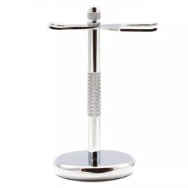 Shave Classic Shaving Brush & Safety Razor Stand by Shave Classic, Stainless Steel Chrome SST-