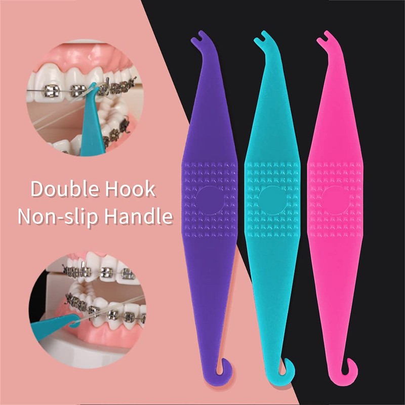 20 Pack Braces Rubber Band Tool Dental Elastic Rubber Bands