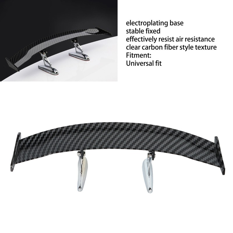 Car Rear Tail Wing Carbon Fiber Style GT Spoiler Wing