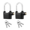 QWORK Alarm Lock, 110 Db Universal Security Alarm Lock System
