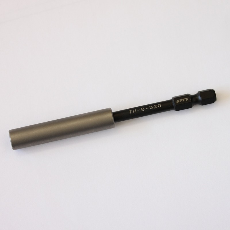 Uffy Slotted Power Bit w/Finder Sleeve (4.9mm X 3-3/4") M-320x