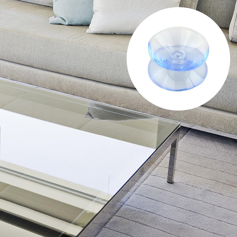 10 Pack Double Sided Suction Cups, Clear Suction Cups, Glass
