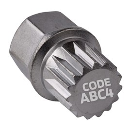 SW-Stahl 02382L-17 Wheel Lock Adapter ABC4 I Suitable for VW I Release Rim Locks I Wheel Lock Rim Lock Disassembly Tool I Rim Lock Extractor I Rim Lock Key