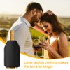 Weinkühler Manschette：2 Pcs Weinflaschenkühler,Extra lange Kühlung,Wasserabweisendes Nylon,Weinmanschette,Flaschenkühler für Unterwegs,für Wein,Champagner,Haushalt,Gastronomie