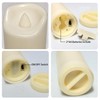 EZiGarden 2 Pack LED Flameless Candles with Remote Battery Operated