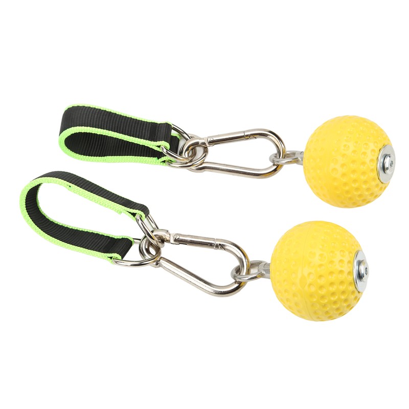 Climbing Pull Up Hand Grips Ball Set with Webbing Buckle