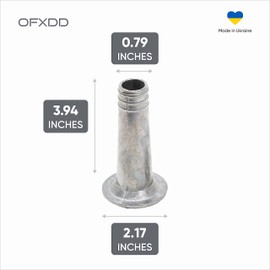 Sausage Stuffer Tubes - 1 Pcs Aluminum Sausage Stuffer Attachment - Meat Grinder Attachment for Sausage, Stuffing, Stuffing Vegetables, with Mesh