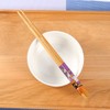5 Pairs Bamboo Wooden Chopsticks Japanese Style Reusable Chopsticks Box