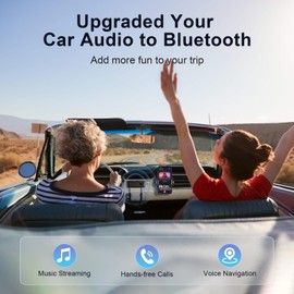 1Mii Aux Bluetooth 5.4 Adapter for Car, USB Powered to 3.5mm Jack Bluetooth Receiver for Car Audio Home Stereo, Wireless Audio Kit for Hands-Free Calls and Wireless Music Streaming, Plug and Play