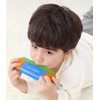 Harmonica | 16-Hole Musical Instrument for Early Education (Blue)