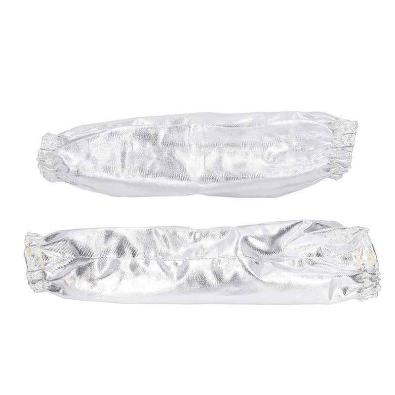 1 Pair Arm Oversleeves Insulated High Temperature Resistant Aluminum Foil