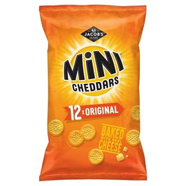 Jacob's Jacob's Mini Cheddars Original Multipack - Baked with Real Cheese, 12 Packs x 23g