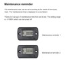 Vibration Activated Hour Meter Wireless Digital Maintenance Reminder Hour Gauge