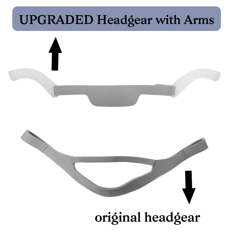 3-Pack Dreamwear Headgear with Arms Compatible with Dreamwear Nasal Mask