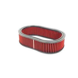 12" Super Flow Oval Air Cleaner Washable Filter For SBC BBC 350 454 472 12" L x 7.5" W x 2" H