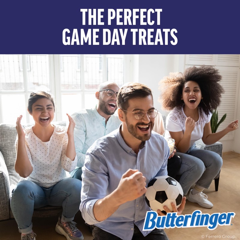 Butterfinger Full Size Candy Bar, 18 Count, Crispety Crunchety Peanut-Buttery