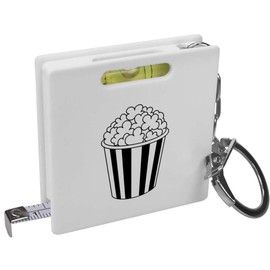 'Popcorn Bucket' Keyring Tape Measure/Spirit Level Tool (KM00042002)