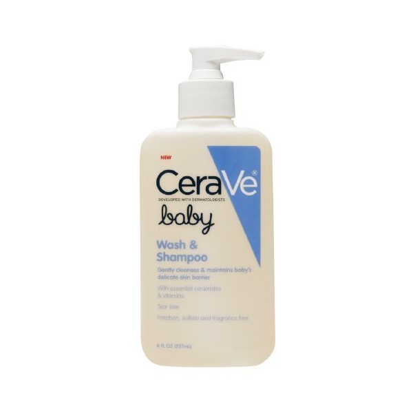 CeraVe Baby Wash & Shampoo 8 oz Pack of 3
