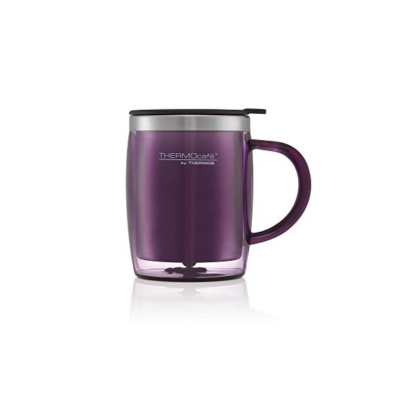 Thermos ThermoCafÃ© Translucent Desk Mug, Purple, 450 ml