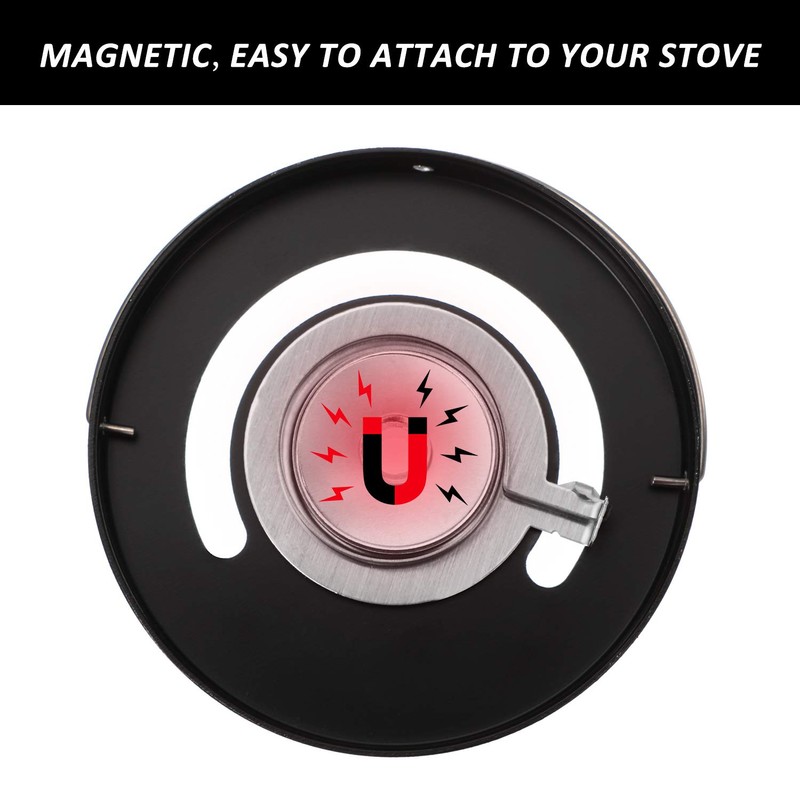Frienda Wood Stove Thermometer Magnetic, Oven Temperature Meter Stove for