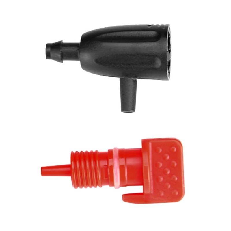 SEIWEI Adjustable Irrigation Dropper, Micro Drip Nozzles Sprinkler for 4/7