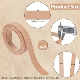 CALFOVERA 39.37 to 49.21 Inch Full Grain Strip Strap Unfinished Cowhide Leather Belt Female Leisure DIY Waistband 0.75 Inch Wide Genuine Leather Strap for Men Women Jeans Casual Outfits Belt Crafting